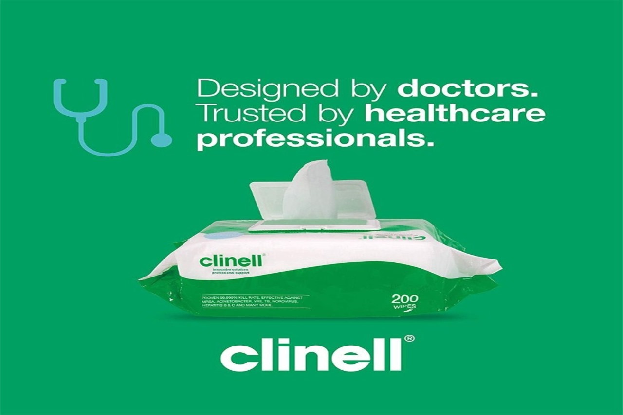 2 clinell cw200 universal sanitising wipes 280mm x 220mm x 200 4   Thumbnail0