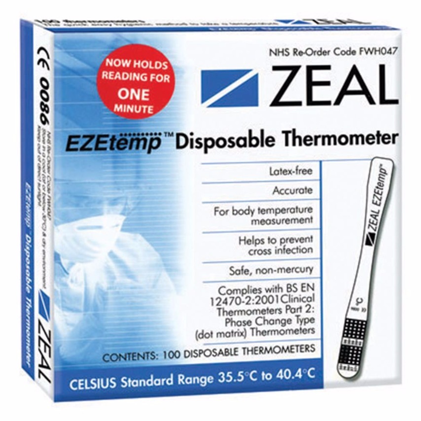 Zeal  E Z Etemp  Disposable  Thermometers 1  Thumbnail0