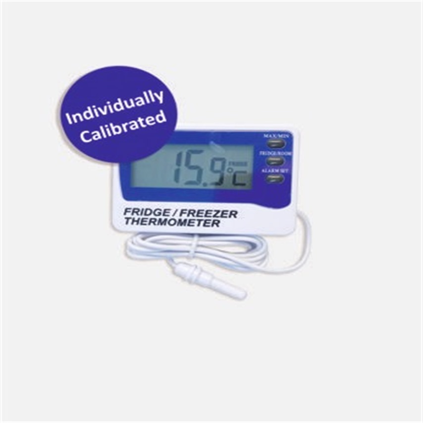 CALIBRATED DIGITAL MAX/MIN FRIDGE FREEZER THERMOMETER