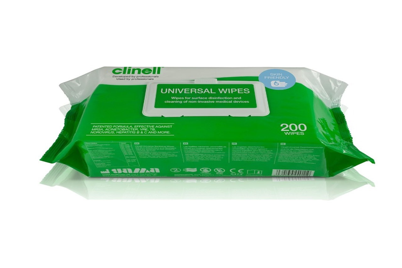 Clinell Universal Wipes Clip X 200
